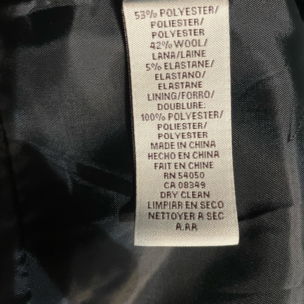 Anne Klein Classic Black Midi Dress size 4P - Picture 4 of 4